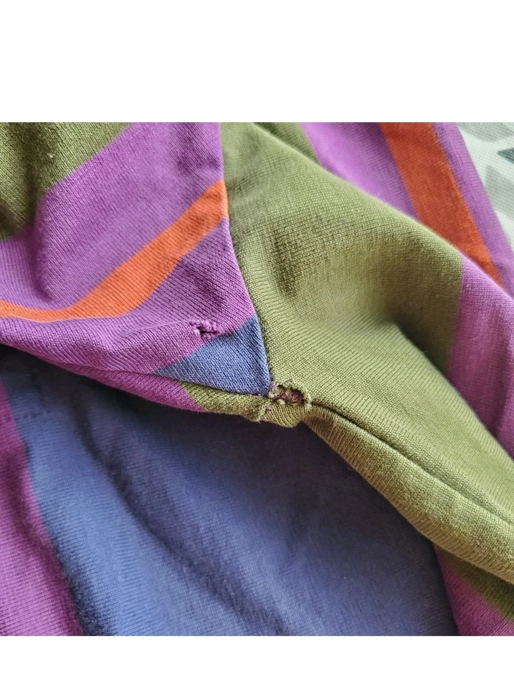 Vintage Ralph Lauren RLC 90s Long Sleeve Rugby Striped Polo Sz M Fresh Prince